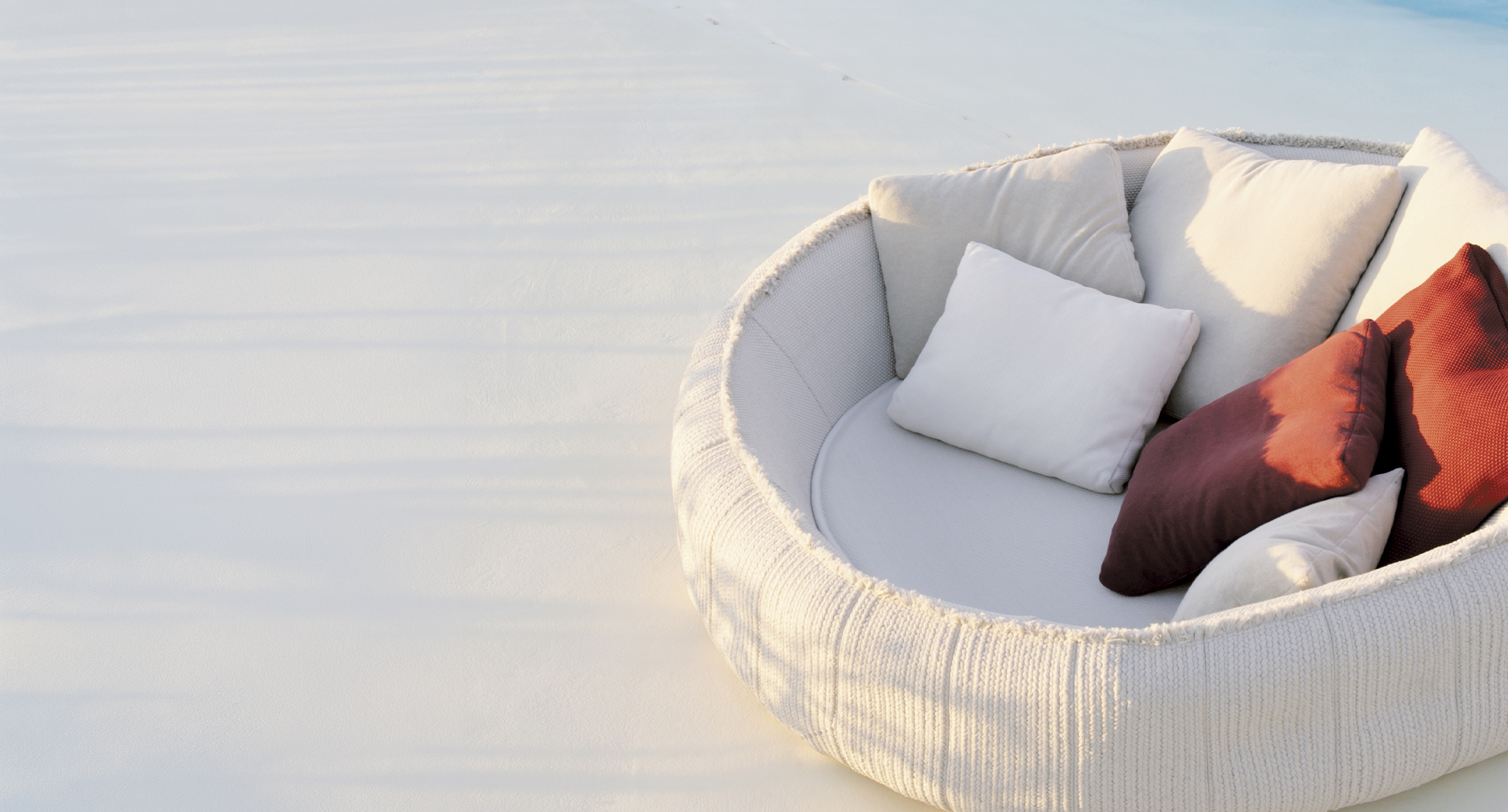 Ease large round sofa - Paola Lenti - Outdoor