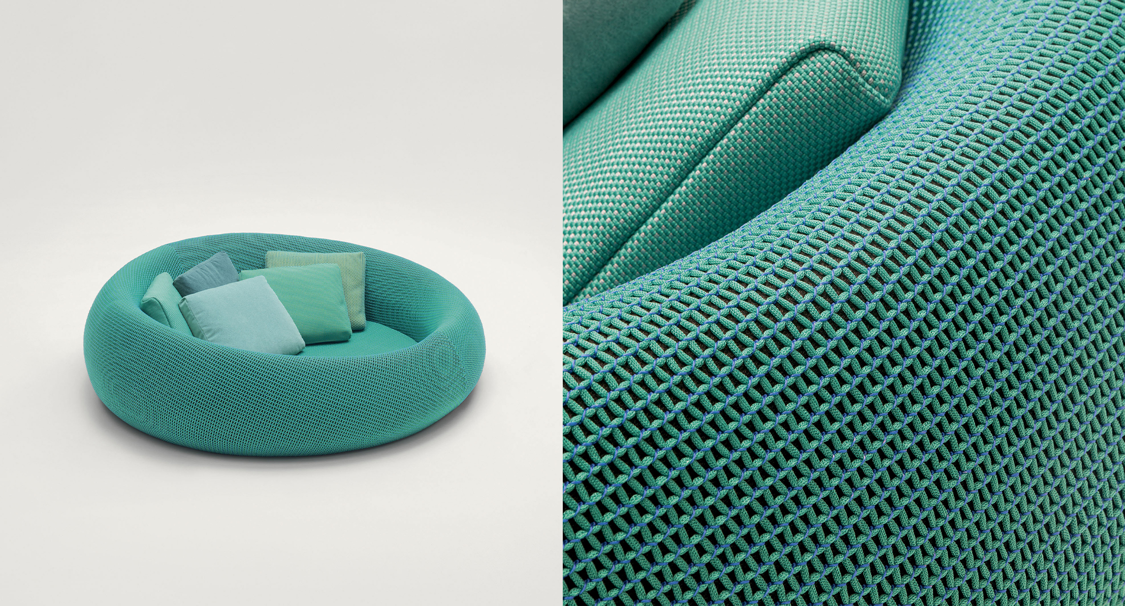 Ease large round sofa - Paola Lenti - Outdoor