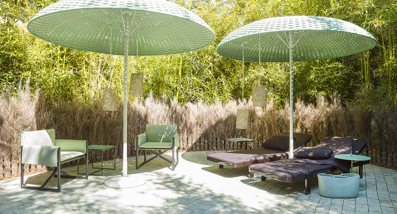 PORTOFINO Silla de playa plegable reclinable By Paola Lenti