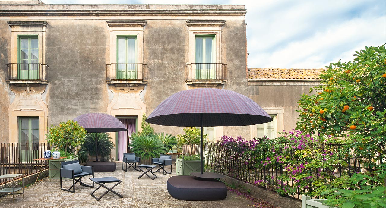 Voldoen functie meisje Bistrò parasol, flat or dome-shape - Paola Lenti - Outdoor